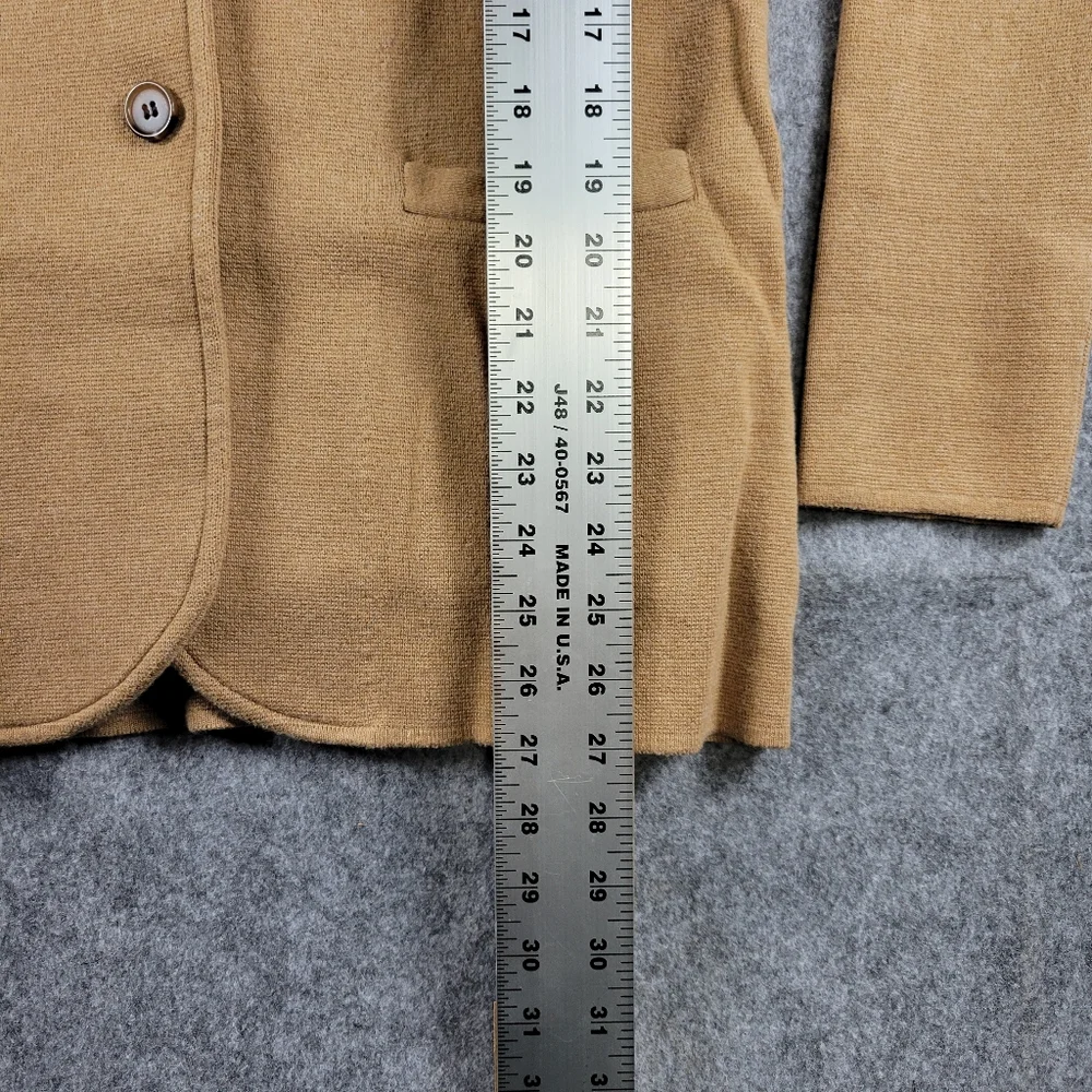 J.Crew Tan Cardigan Blazer Women Size Medium